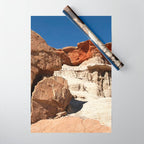The Majestic Beauty Of Rugged Red Rock Canyon Wrapping Paper Gallery Image 1