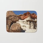 The Majestic Beauty Of Rugged Red Rock Canyon Bath Mat Gallery Image 1