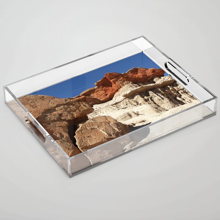 The Majestic Beauty Of Rugged Red Rock Canyon Acrylic Tray Gallery Image 1