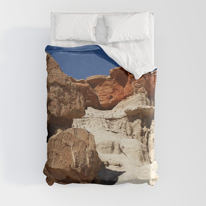 The Majestic Beauty Of Rugged Red Rock Canyon Duvet Cover Gallery Image 3