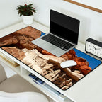 The Majestic Beauty Of Rugged Red Rock Canyon Desk Mat Gallery Image 2