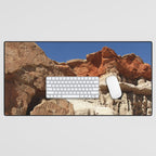 The Majestic Beauty Of Rugged Red Rock Canyon Desk Mat Gallery Image 1