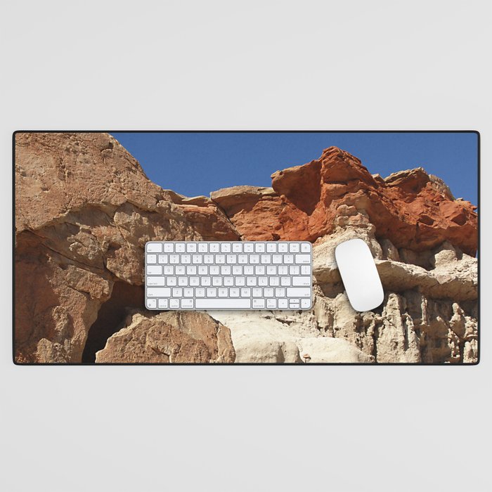 The Majestic Beauty Of Rugged Red Rock Canyon Desk Mat Gallery Image 1