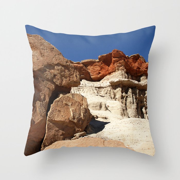 The Majestic Beauty Of Rugged Red Rock Canyon Throw Pillow Gallery Image 6