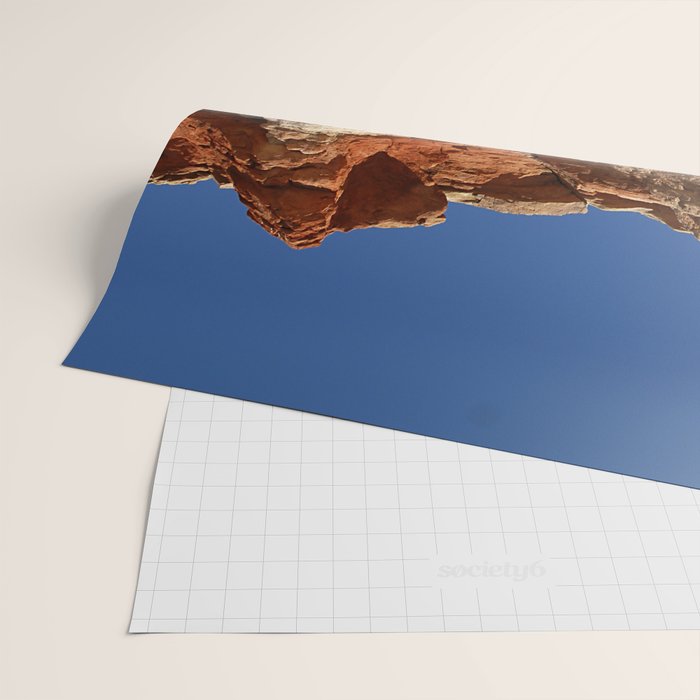 The Majestic Beauty Of Rugged Red Rock Canyon Wrapping Paper Gallery Image 2