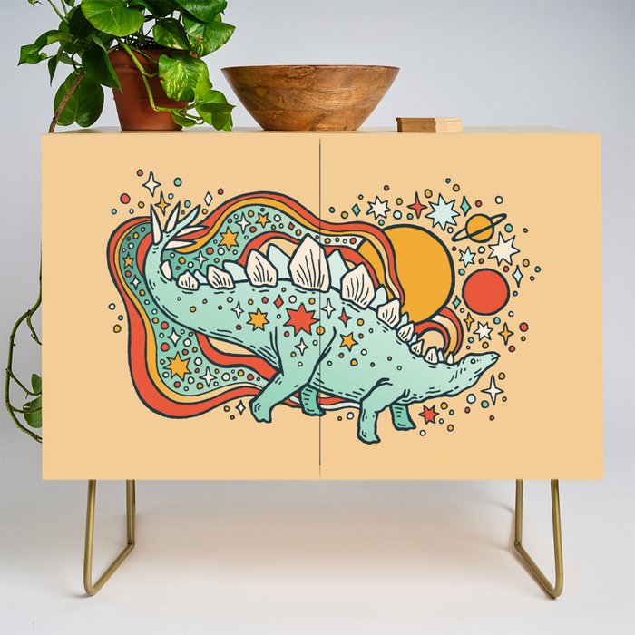 Star Stego | Retro Reptile Palette Credenza Gallery Image 1
