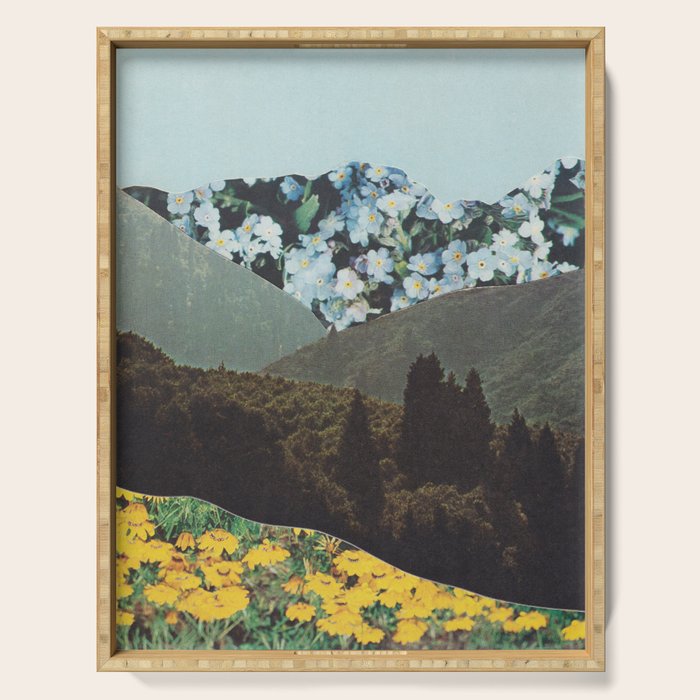 Flowerville Serving Tray Gallery Image 1