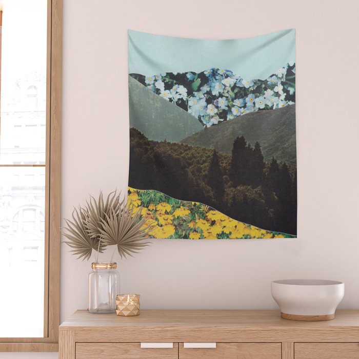 Flowerville Wall Tapestry Gallery Image 2