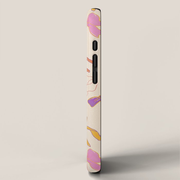 Vintage Coquette Colorful Bows Pattern iPhone Case Gallery Image 2