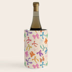 Vintage Coquette Colorful Bows Pattern Wine Chiller Gallery Image 2