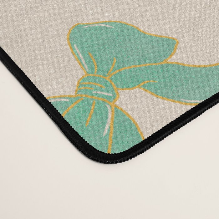 Vintage Coquette Colorful Bows Pattern Desk Mat Gallery Image 4