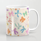 Vintage Coquette Colorful Bows Pattern Coffee Mug Gallery Image 1