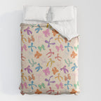 Vintage Coquette Colorful Bows Pattern Comforter Gallery Image 6