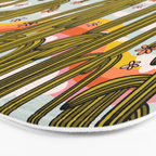 Rainbow and Cacti Print Bath Mat Gallery Image 3