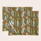 Rainbow and Cacti Print Placemat Gallery Image 1