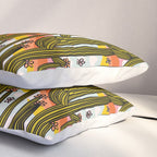 Rainbow and Cacti Print Pillow Sham Gallery Image 3