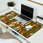 Rainbow and Cacti Print Desk Mat Gallery Image 2