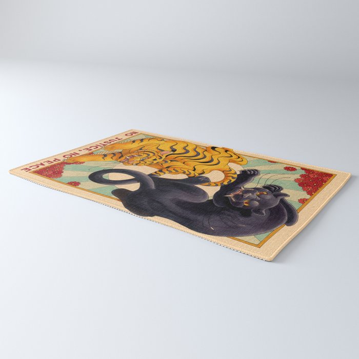 No Justice, No Peace Rug Gallery Image 3