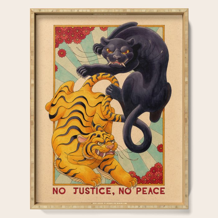 No Justice, No Peace Serving Tray Gallery Image 1