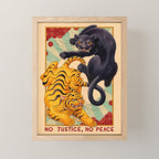 No Justice, No Peace Mini Art Print Gallery Image 1