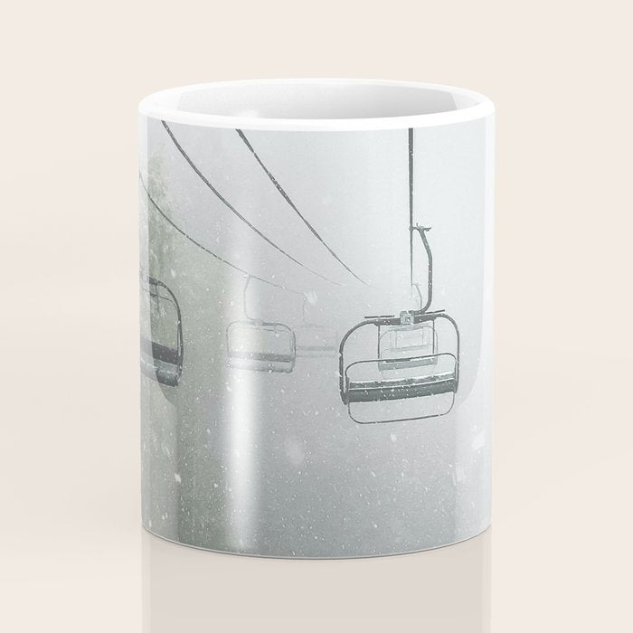 Misty Ski Lift Coffee Mug Gallery Image 4