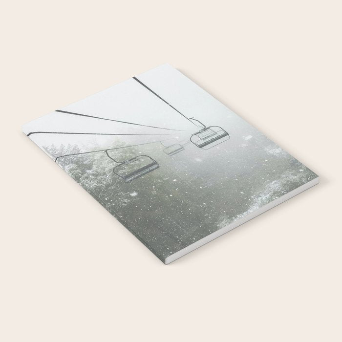 Misty Ski Lift Notebook Gallery Image 2
