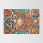 Tibetan Buddhist Hindu Garuda Shambala Rug Gallery Image 2