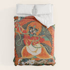 Tibetan Buddhist Hindu Garuda Shambala Duvet Cover Gallery Image 6