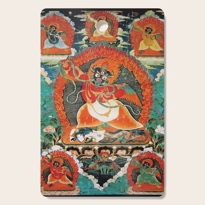 Tibetan Buddhist Hindu Garuda Shambala Cutting Board Gallery Image 1