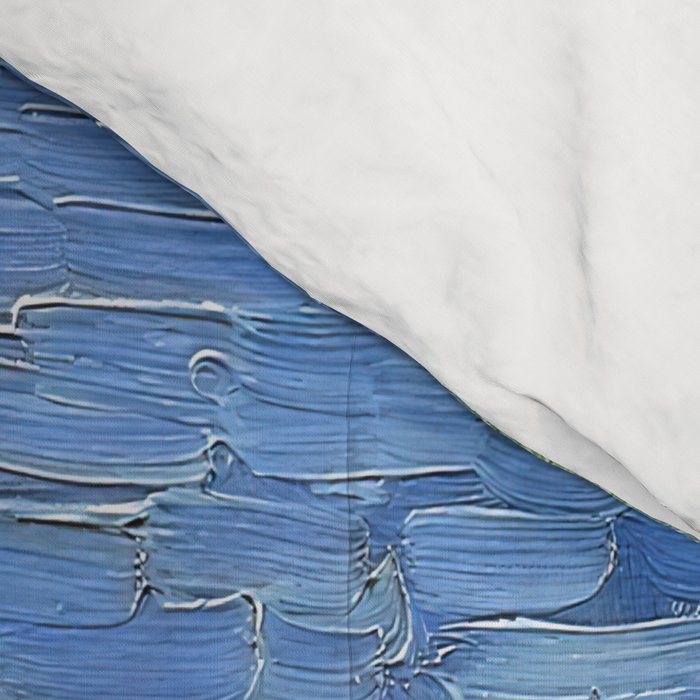 Vincent van Gogh Starry Night Over the Rhone (1888) enhanced with artificial intelligence Comforter Gallery Image 4