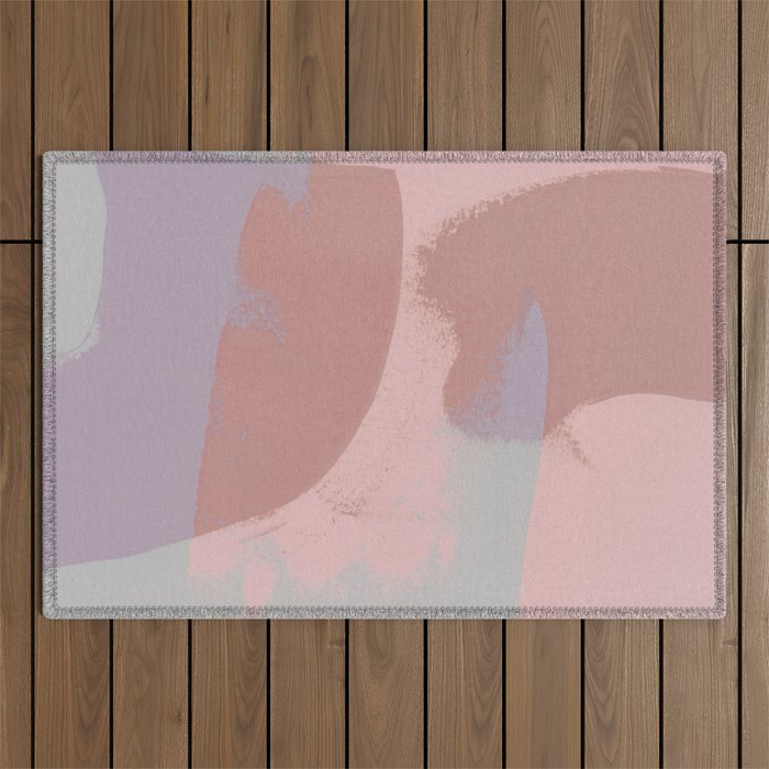 layered shapes Outdoor Rug Gallery Image 1