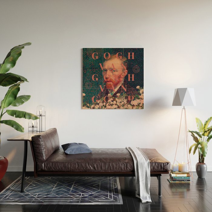for Vincent Van Gogh Wood Wall Art Gallery Image 2