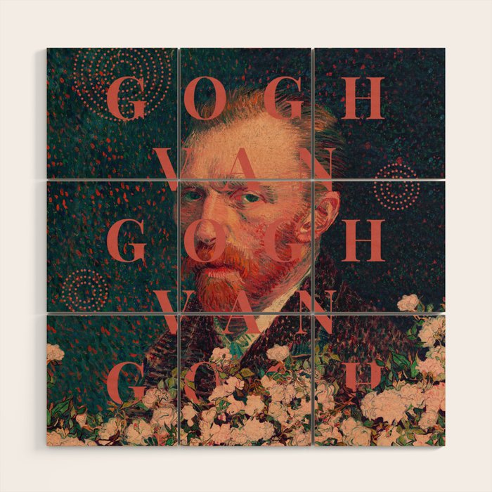 for Vincent Van Gogh Wood Wall Art Gallery Image 1
