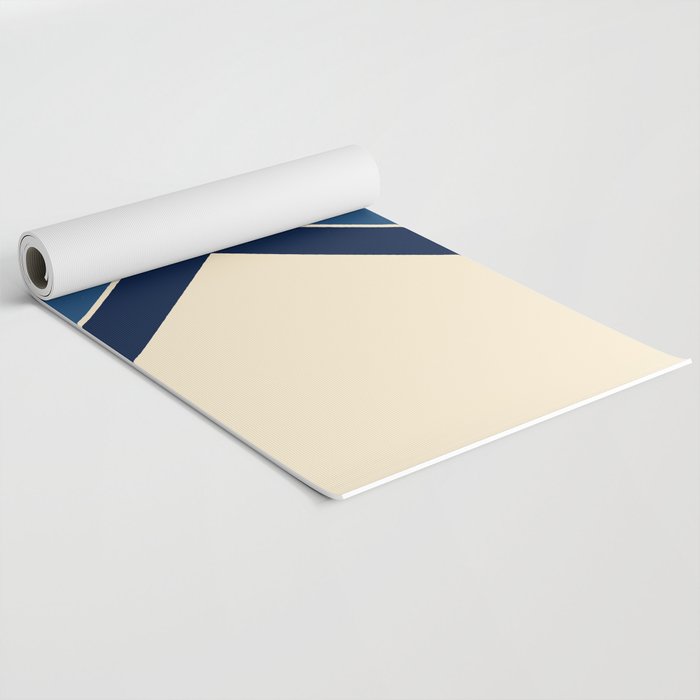 Colorful V Shape Retro Stripes Chilseongsin Yoga Mat Gallery Image 2