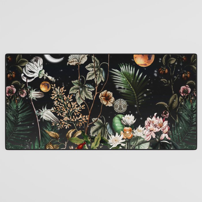 Future Garden Botanical Night Desk Mat Gallery Image 3