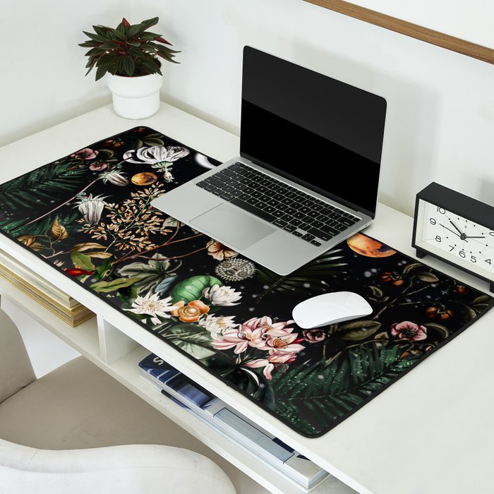 Future Garden Botanical Night Desk Mat Gallery Image 2