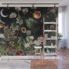 Future Garden Botanical Night Wall Mural Gallery Image 1