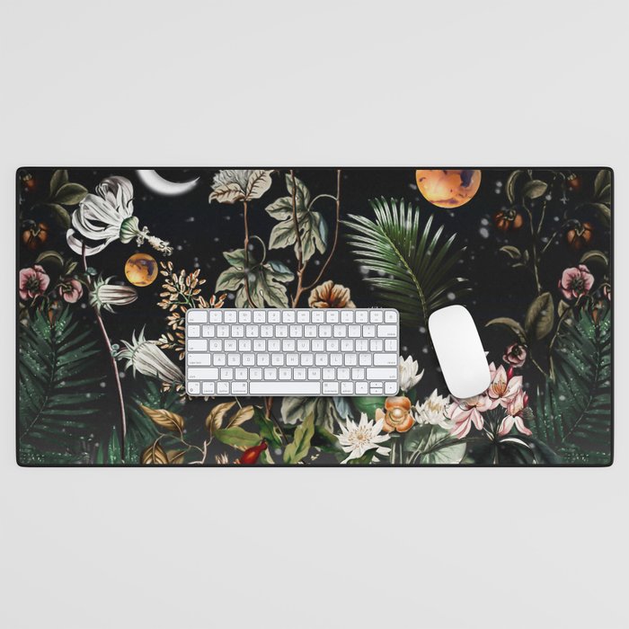 Future Garden Botanical Night Desk Mat Gallery Image 1