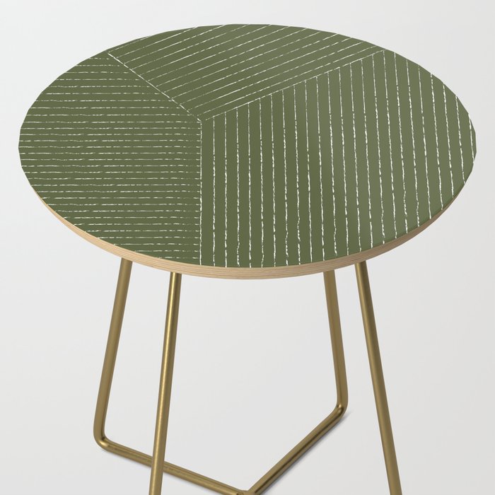 Lines (Moss Green) Side Table Gallery Image 2
