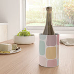 Minimal Blocks - Pastel Rainbow Wine Chiller Gallery Image 4