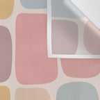 Minimal Blocks - Pastel Rainbow Wall Tapestry Gallery Image 3
