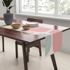 Minimal Blocks - Pastel Rainbow Table Runner Gallery Image 2
