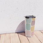 Minimal Blocks - Pastel Rainbow Travel Mug Gallery Image 4