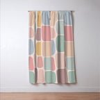Minimal Blocks - Pastel Rainbow Window Curtain Gallery Image 3