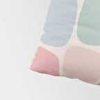 Minimal Blocks - Pastel Rainbow Pillow Sham Gallery Image 4
