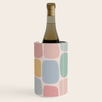 Minimal Blocks - Pastel Rainbow Wine Chiller Gallery Image 2