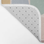 Minimal Blocks - Pastel Rainbow Bath Mat Gallery Image 2