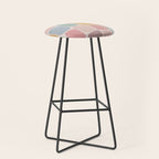 Minimal Blocks - Pastel Rainbow Stool Gallery Image 1