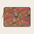 Tropical Tigers In Hot Pink Laptop Sleeve Gallery Image 1