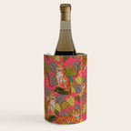 Tropical Tigers In Hot Pink Wine Chiller Gallery Image 1